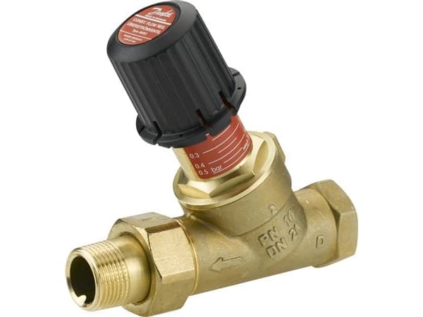 DANFOSS AVDO 25 Tasausventtiili, holkki/nippa, säätöalue: 0,05-0,5 bar, liitäntä Rp 1 - R 1